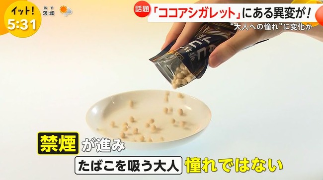タブレット型の「ココアシガレット」発売