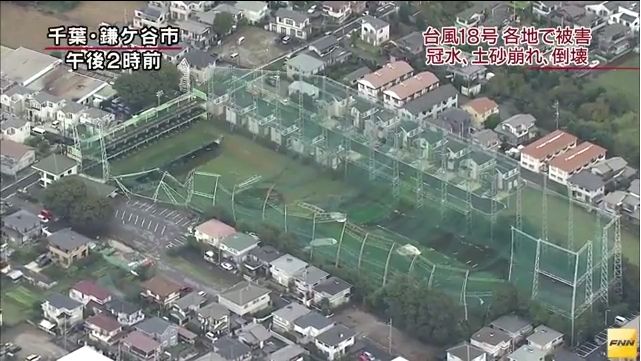 千葉 ゴルフ 場 台風