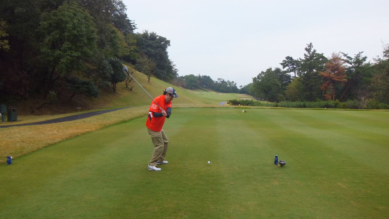名神八日市カントリー倶楽部(2013/10/19,雨のち曇時々晴,伊吹→比叡,スコア98) 歩数計忘れた(^^ゞ Golf外伝 名神八日市カントリー倶楽部(2013/10/19,雨のち曇時々晴,伊吹→比叡,スコア98) 歩数計忘れた(^^ゞ Golf外伝