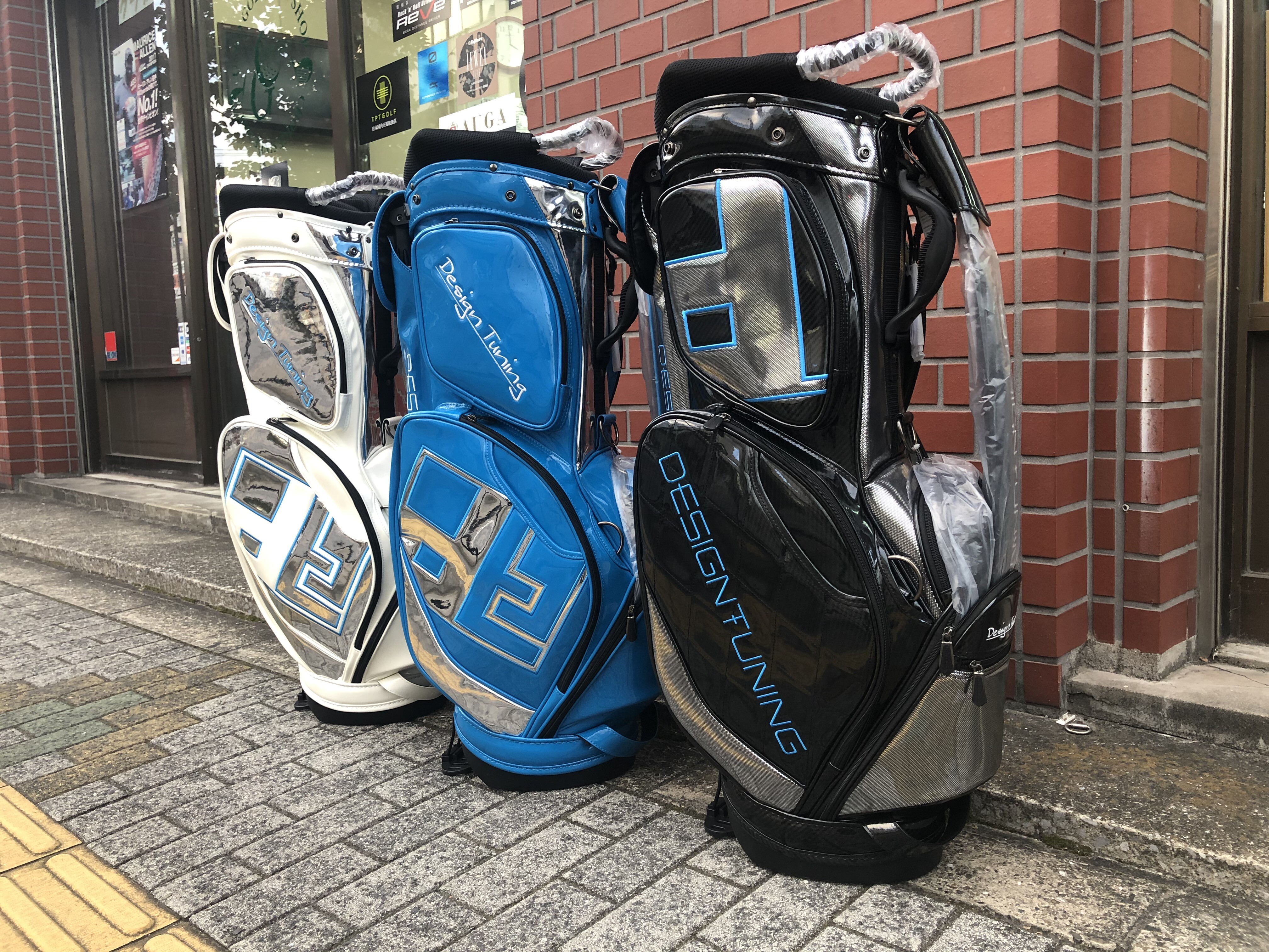 Design Tuning ゴルフバッグ 青 Design Tuning 限定キャディバック2020モデル : CHOICE 店長の