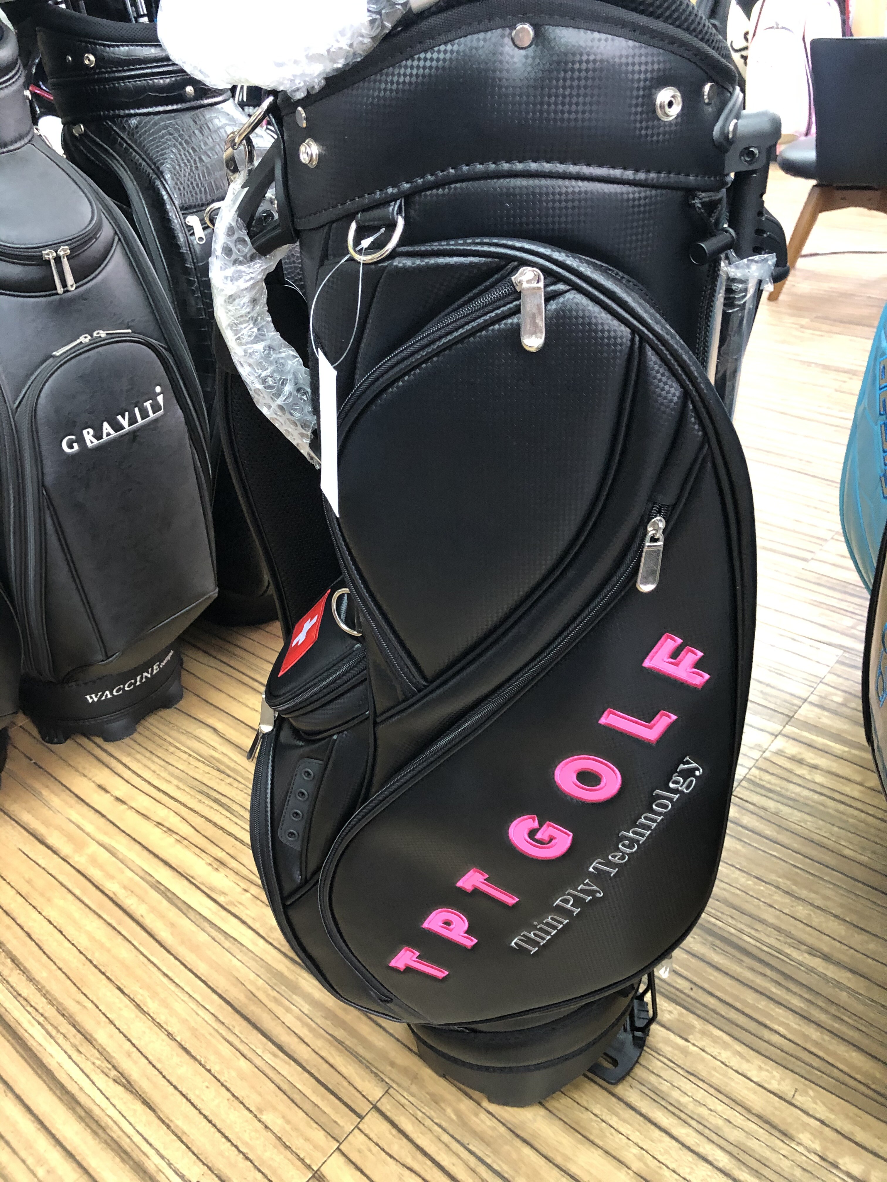 TPT GOLF 限定品　スタンドキャディバッグ TPTスタンドバック限定 40本ピンクバージョン : CHOICE 店長の切磋琢磨