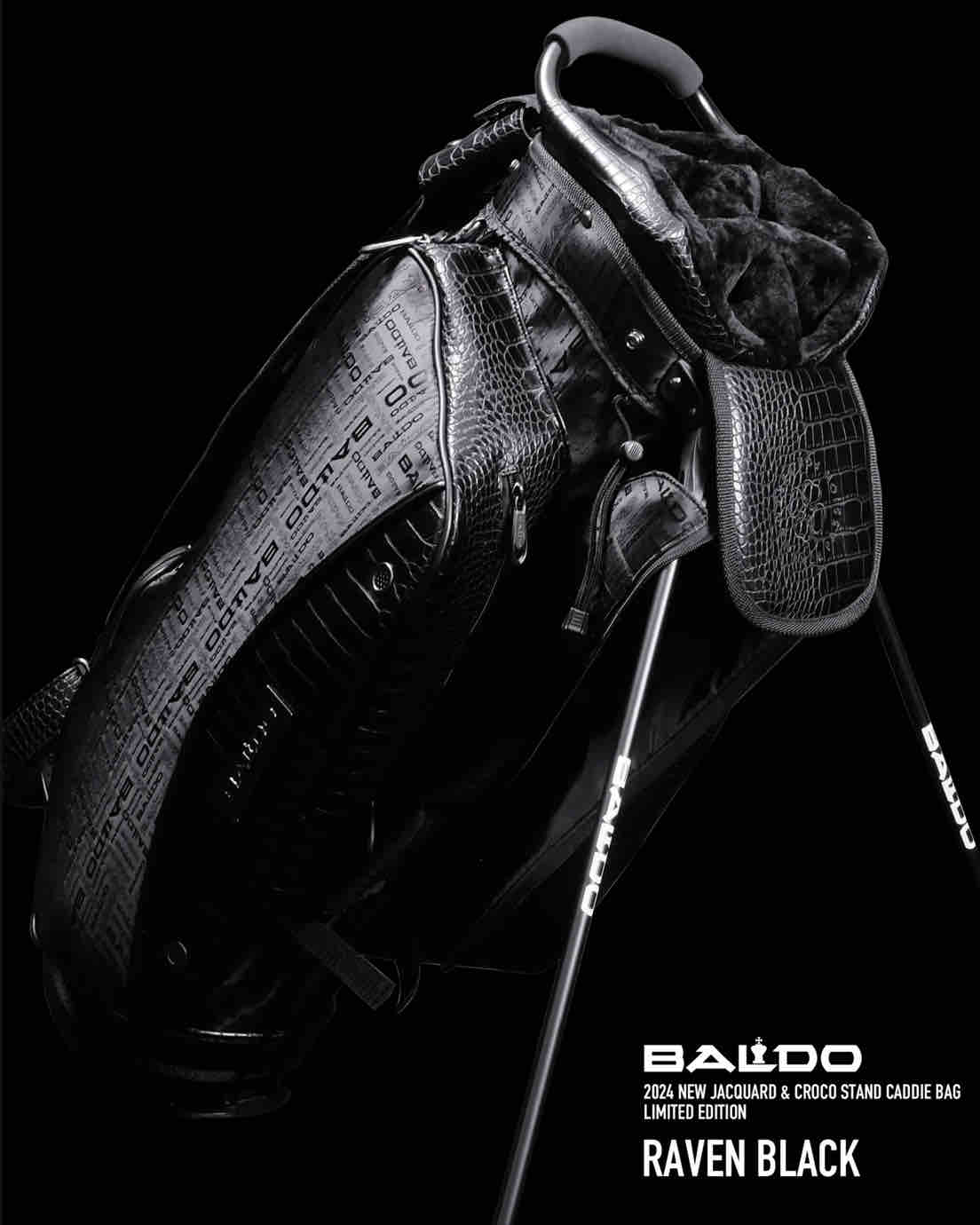 2024 NEW JACQUARD & CROCO STAND CADDIE BAG LIMITED EDTION : CHOICE