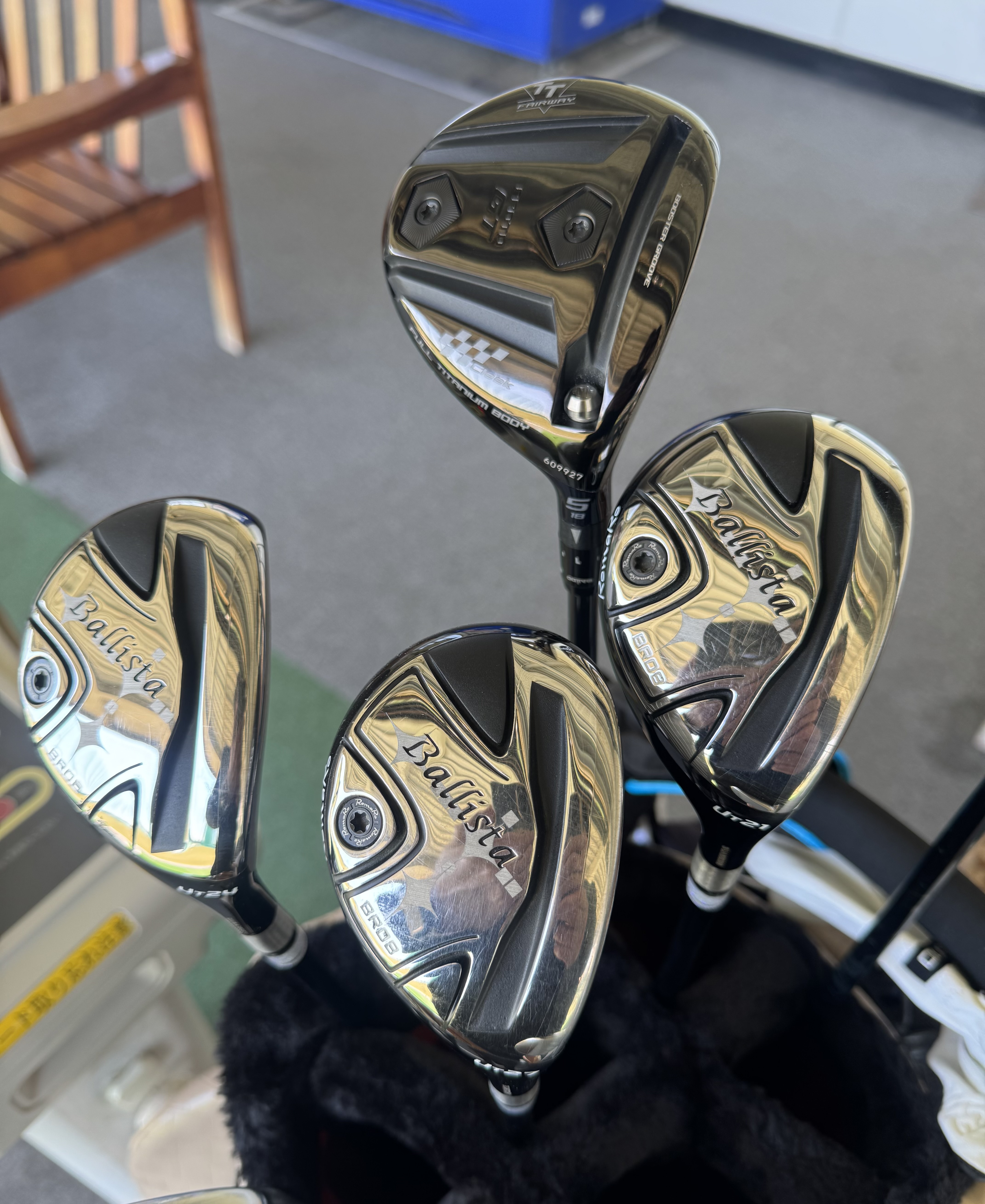 最近組み直した自分用クラブを練習場で🏌️‍♂️ : CHOICE 店長の