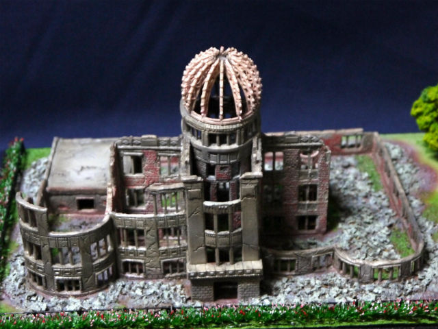 世界遺産「原爆ドーム」 プラモデル 完成 : yasuu制作日記