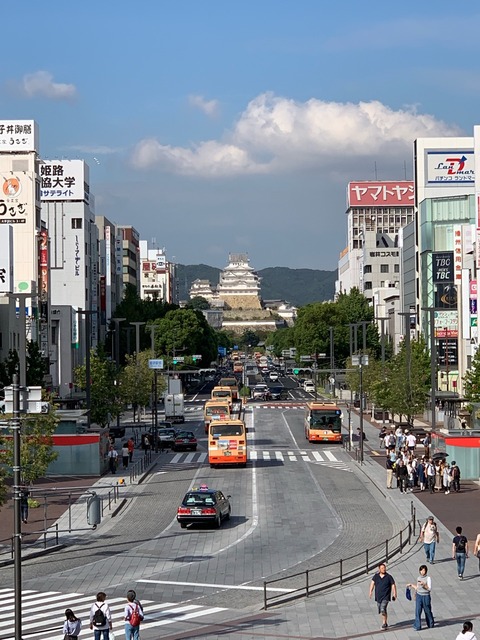 ついに姫路城