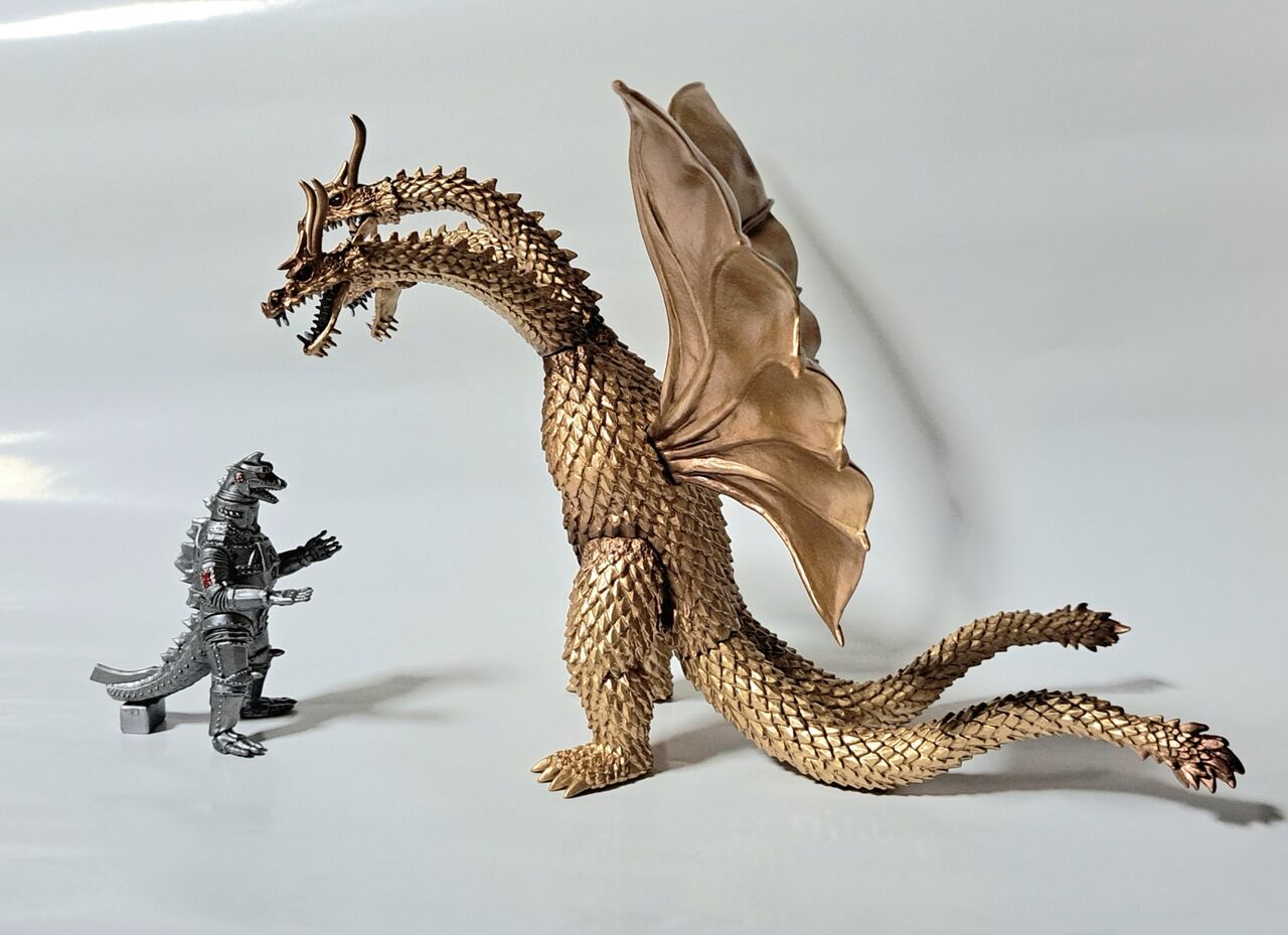 キングギドラ　リペイント　作品　ディアゴスティーニ キングギドラ リペイント 作品 ディアゴスティーニ 特撮