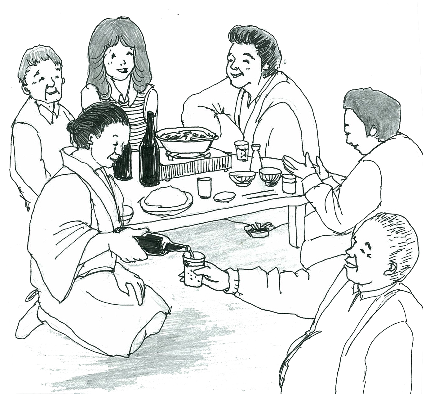 サザエさんのちゃぶ台 早起きレター 伊藤新聞店の早起きは三文の得新聞