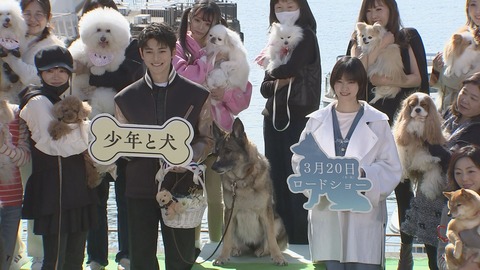 映画『少年と犬』公開直前！西野七瀬と高橋文哉の特別イベントレポート