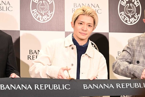 岸優太が新時代を切り開く！バナナ・リパブリック初の日本人アンバサダー就任！