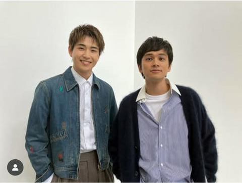 中沢元紀さんのインスタグラム更新！兄弟の絆を感じる2ショット