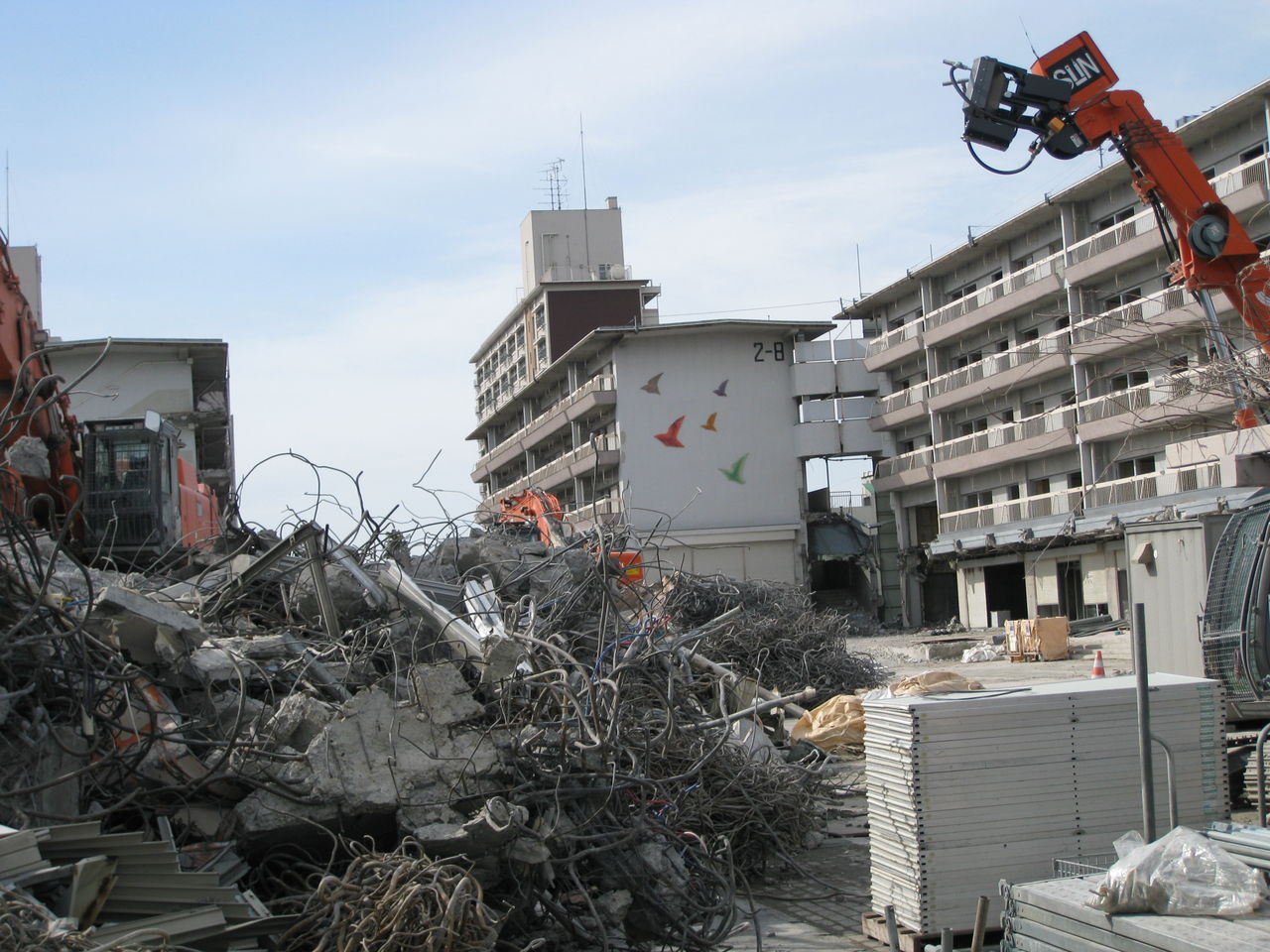 ある日の武里団地(2012.9.10タイトル変更 2010.5.15スタート) : 歩道撤去その後