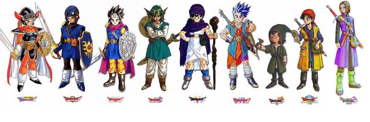 画像 ドラクエの歴代主人公一覧 やはり3が1番かっこええわ グッドルーザーズ