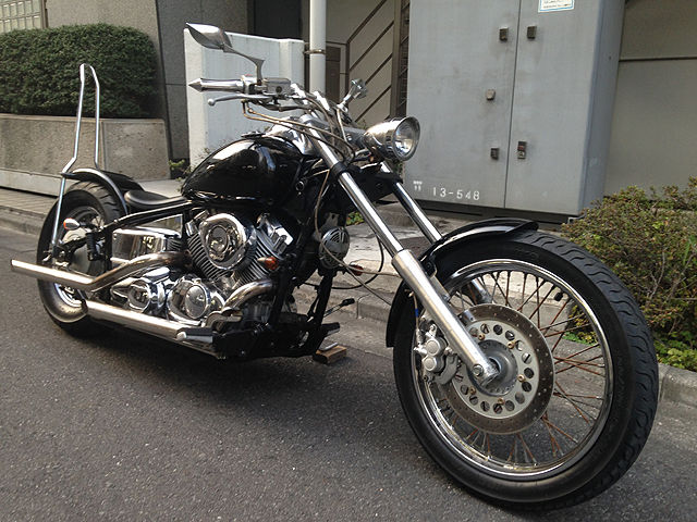 ドラッグスター400 ロングフォークカスタム！エンジン好調！ : バイク