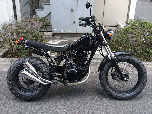 tw225 純正マフラー きよかっ