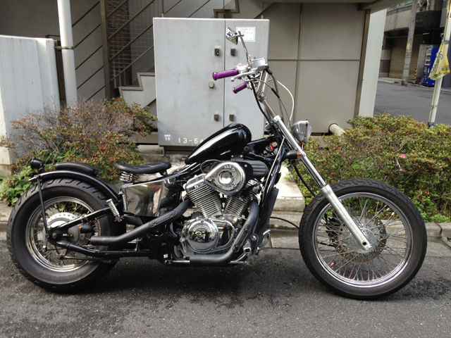 スティード400 オールドスクール！マスタングタンク！車検：平成