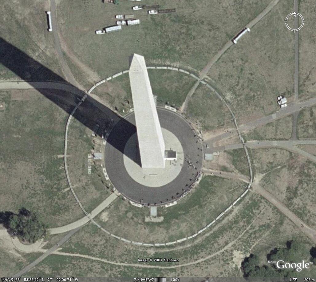 ワシントン記念塔 Google Earthで世界旅行 ワシントン記念塔 Google Earthで世界旅行
