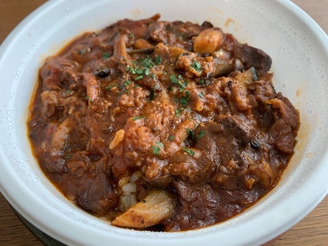 牛すじの入ったデミグラス丼 家ごはん オレはひとりで美喰倶楽部