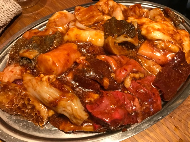 内臓専門に偽りなし デンスケ 天満店 オレはひとりで美喰倶楽部