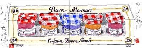 101608 絵手紙ボンヌママン全体