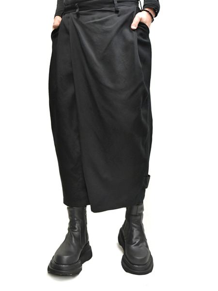 JULIUS wrap baggy trousers 着用 通販 GORDINI006