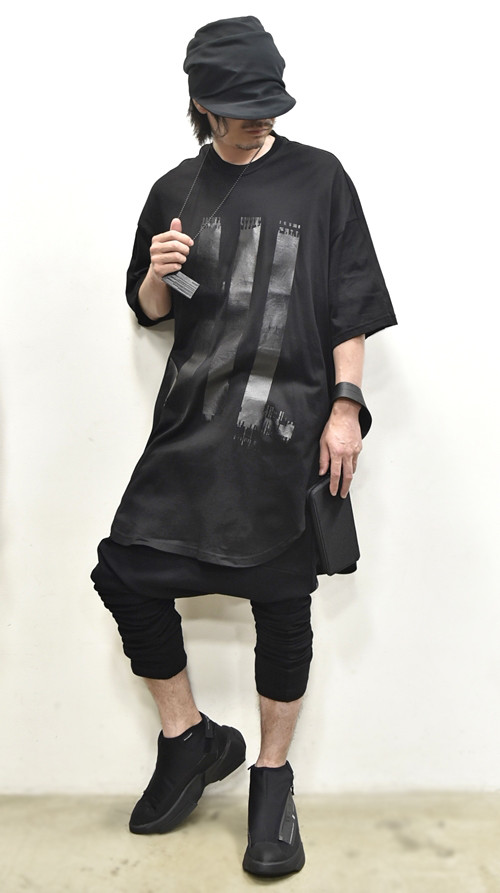 NILS Kamon Round T BLACK 通販 GORDINI009