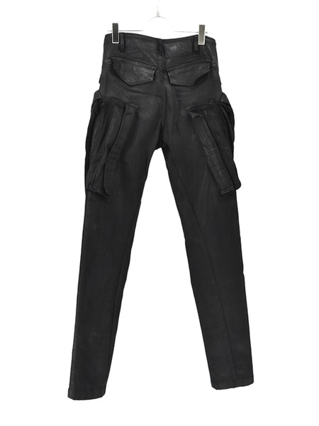 JULIUS[ユリウス] LIMITED VERTICAL SKINNY GAS MASK CARGO PANTS