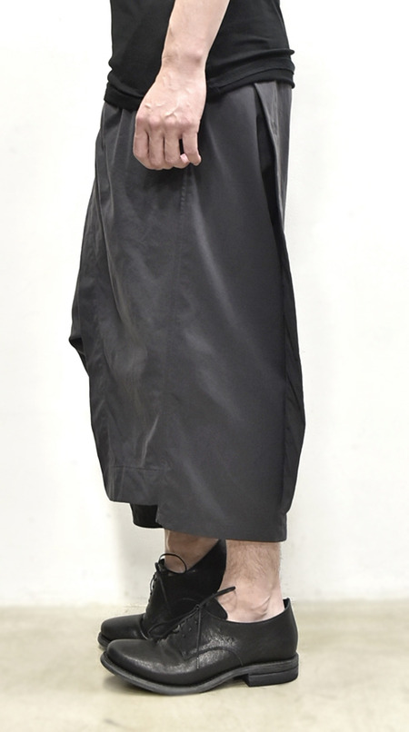 JULIUS wrap pants blk 通販 GORDINI014