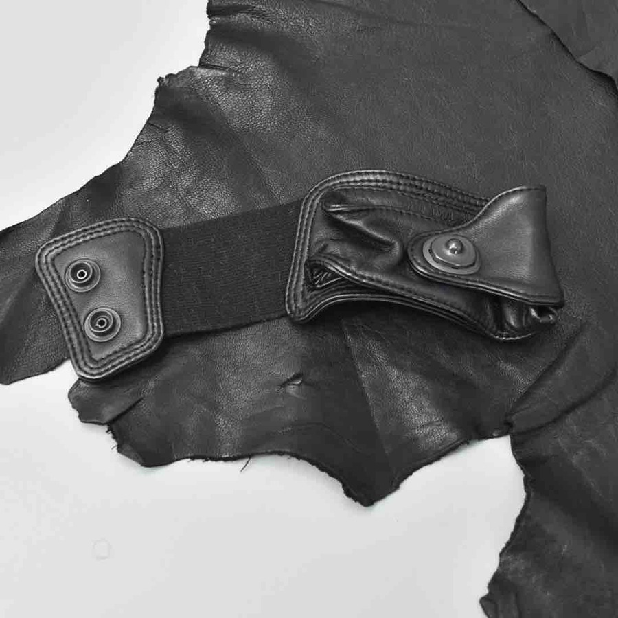 _JULIUS 859ACU3 LEATHER MAGAZINE HOLDER WRISTBAND : GORDINI