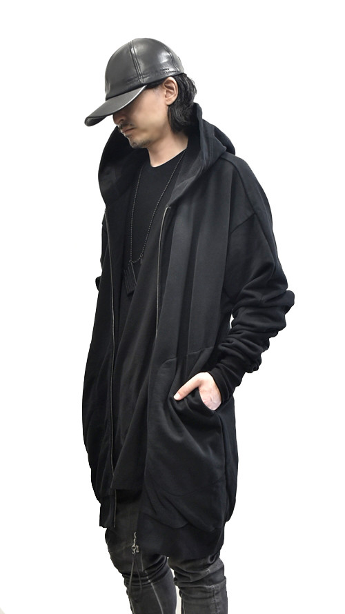 JULIUS Long Zip Hoodie 通販 GORDINI002