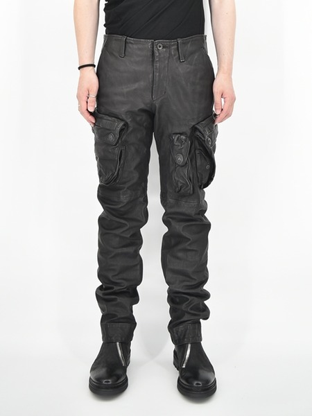 JULIUS[ユリウス] / LEATHER GAS MASK CARGO PANTS レザーガスマスク ...