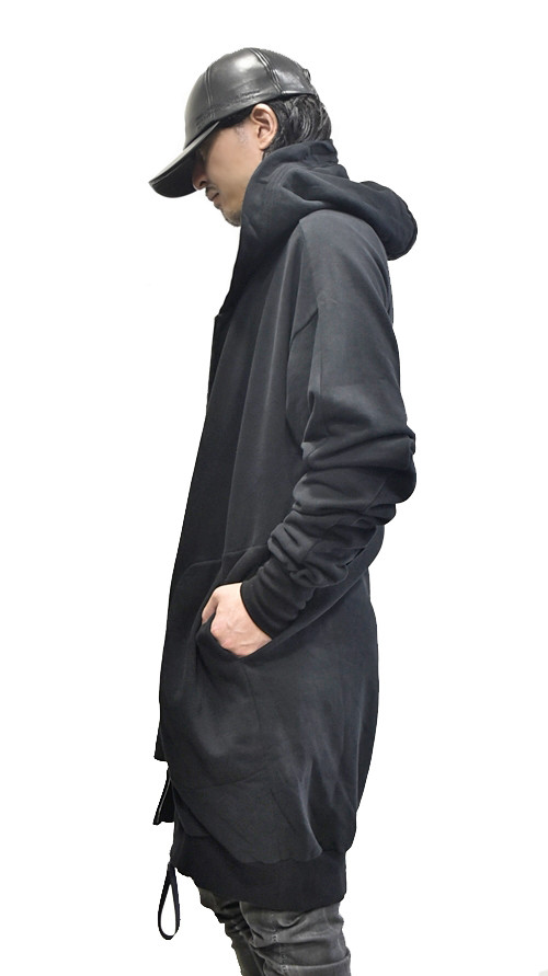 JULIUS Long Zip Hoodie 通販 GORDINI003