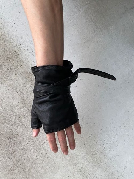 JULIUS[ユリウス] LEATHER OPEN FINGER GLOVES レザーオープンフィンガーグローブ 839ACU2 / GORDINI  大阪