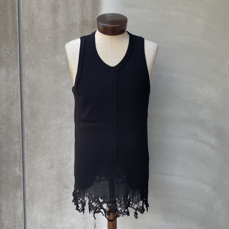 トップス uJULIUS / Destroy Layered Tank top _JULIUS 859CUM5-D DESTROY IRREGULAR H/S CUT&SEWN / 859CUM6-D