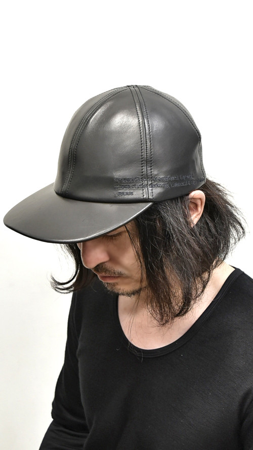 JULIUS Leather Cap 通販 GORDINI002