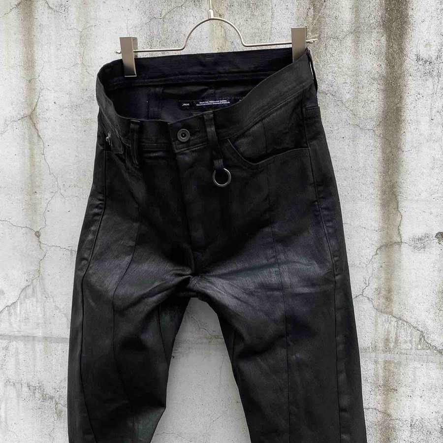 _JULIUS 859PAM5-C COATING DENIM ARCED SKINNY PANTS : GORDINI 