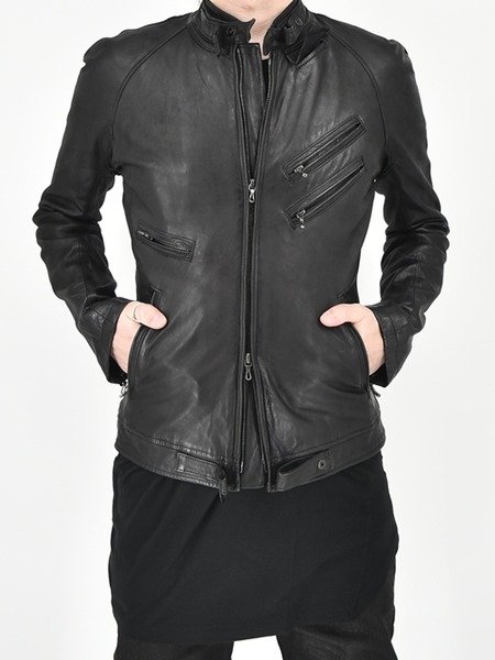 JULIUS[ユリウス] LIMITED Leather Military Riders Jacket 477BLM82 / 限定 別注アイテム