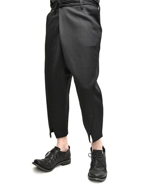 JULIUS tucked slit pants 通販 GORDINI008