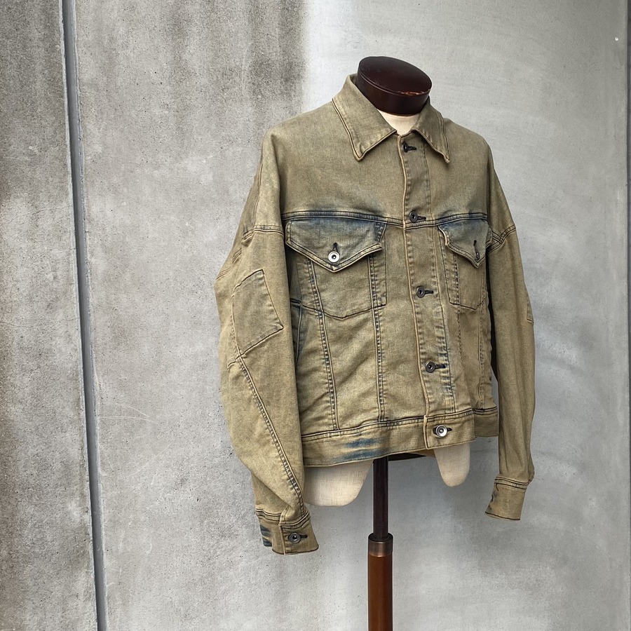 .JULIUS ダメージ加工 デニムジャケット サイズ2 インディゴ JULIUS ダメージ加工 デニムジャケット サイズ2 インディゴ