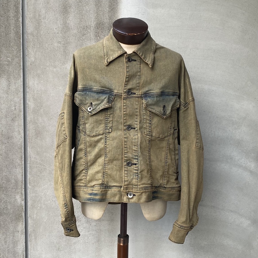 .JULIUS ダメージ加工 デニムジャケット サイズ2 インディゴ JULIUS ダメージ加工 デニムジャケット サイズ2 インディゴ