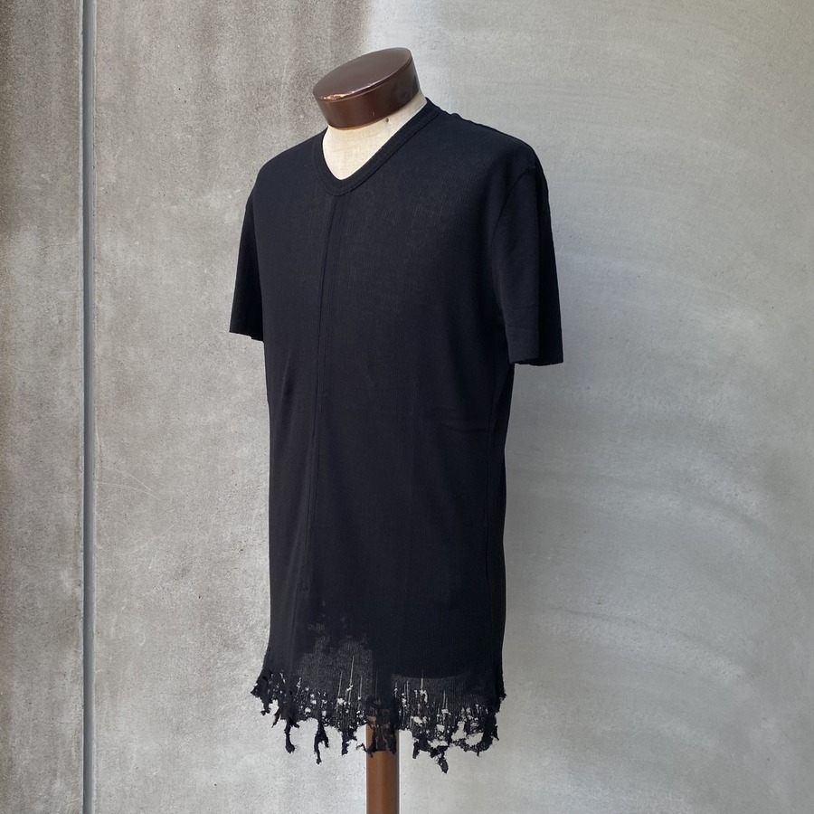 _JULIUS 859CUM5-D DESTROY IRREGULAR H/S CUT&SEWN / 859CUM6-D