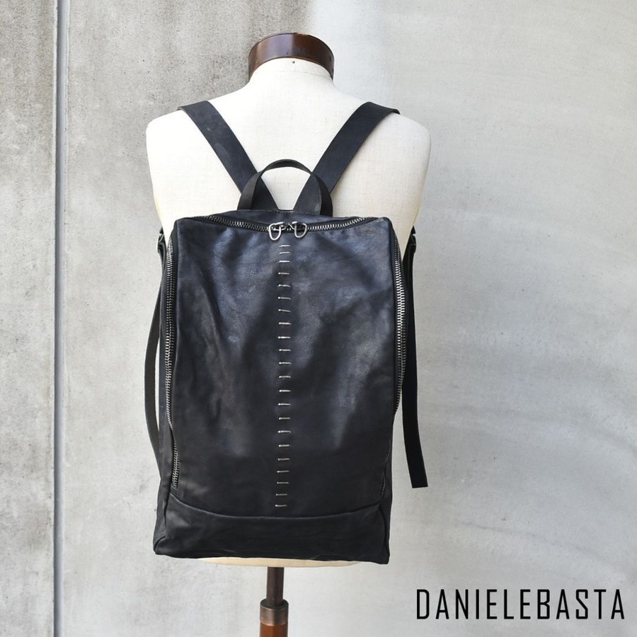 DANIELE BASTA PLATONE GRP -Bovine leather backpack- : GORDINI 