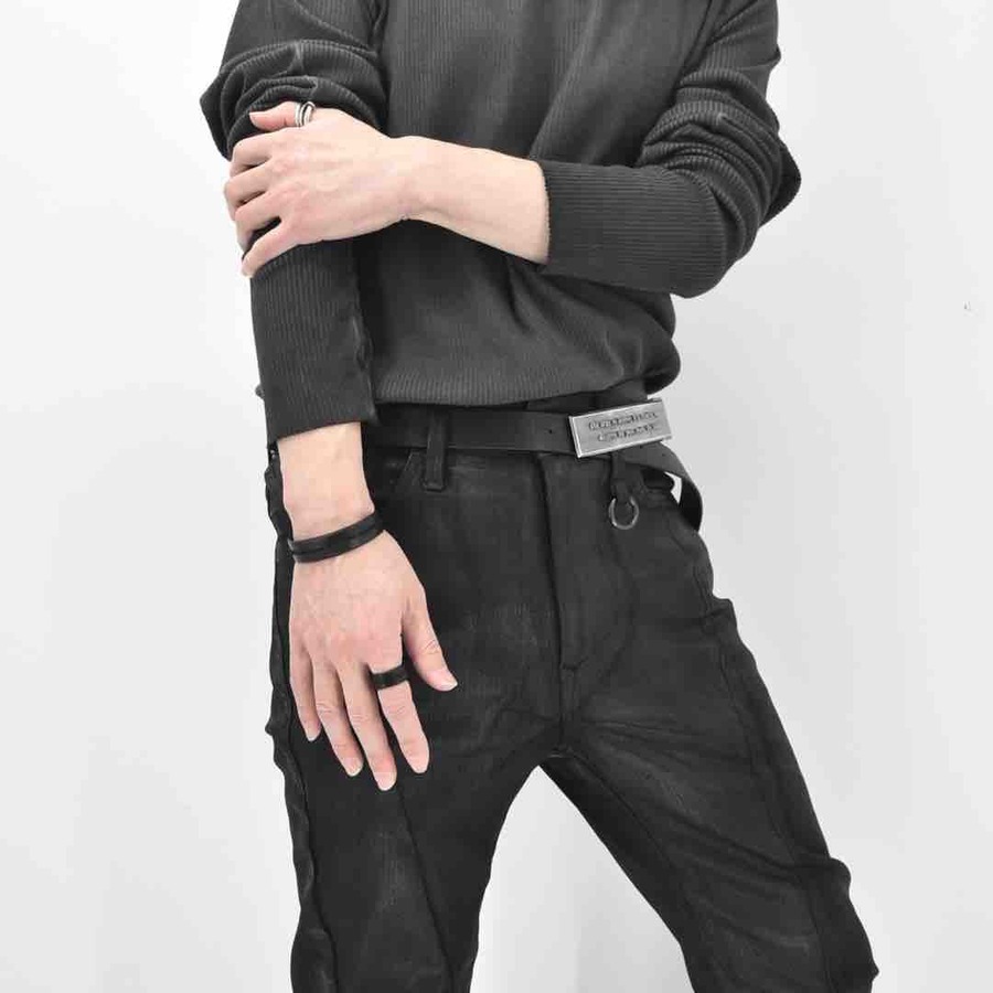 _JULIUS 859ACU6 MANIFESTO PLATE BELT : GORDINI OFFICIAL [ 北堀江