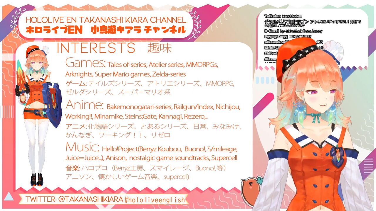 ホロライブ キアラ どうみても日本人ｗｗｗ Vtuber速報 バーチャルyoutuberまとめ