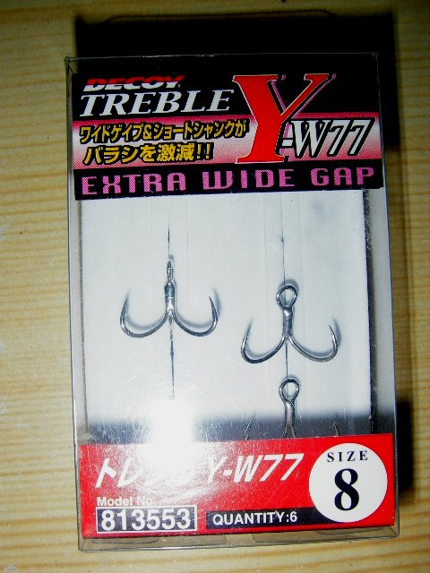 シマノ トライデント60s Ar C これにフックを装着します ゴリ巻きスタイル