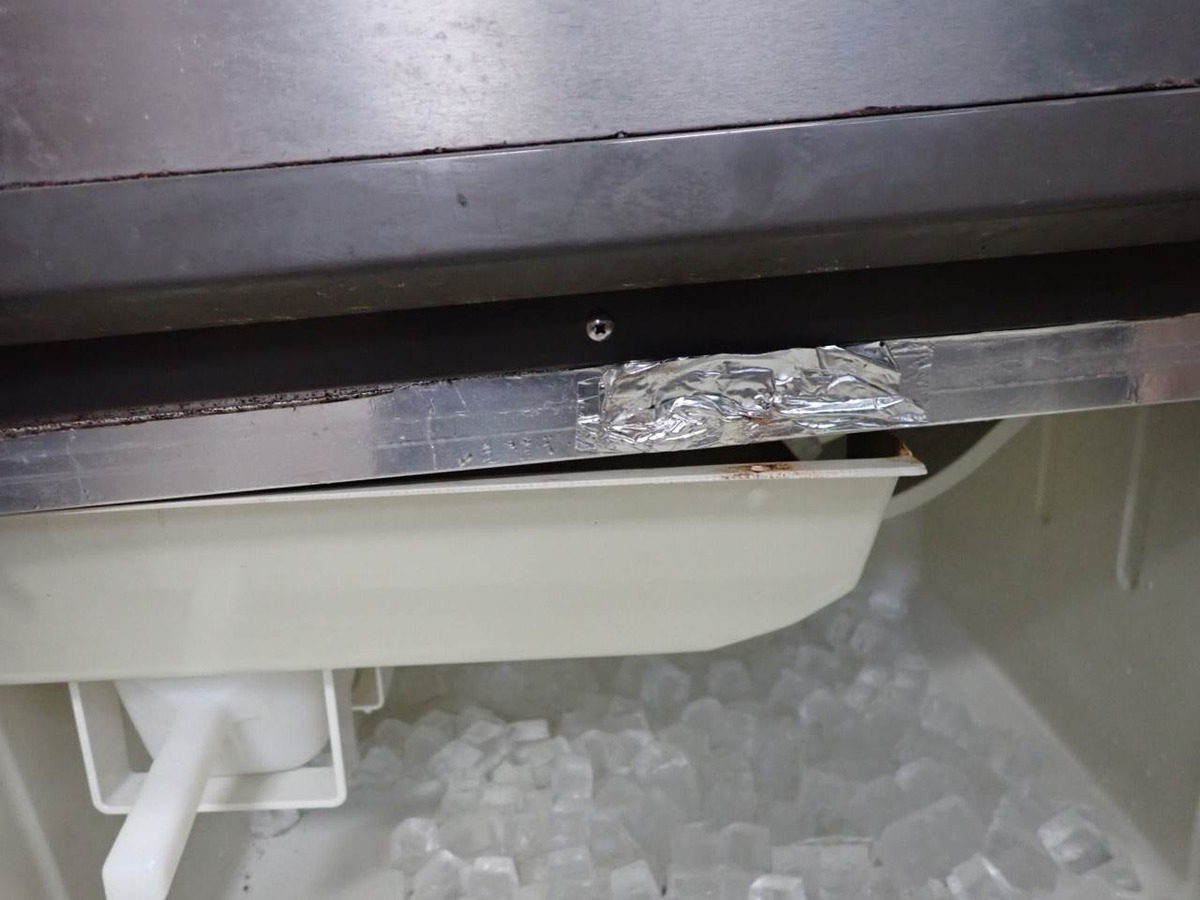 基本営業所留め　ホシザキ 業務用 全自動製氷機 キューブアイスメーカー【IM-95TL-1】現状ジャンク　製氷95kg /管24　240309