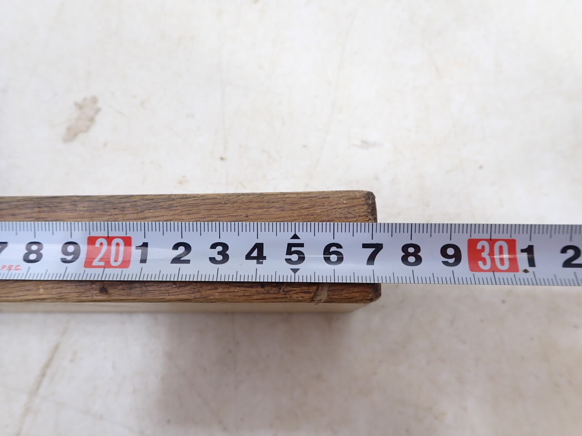 鉋カンナ　山田長四郎作　名匠 橘五郎 入選賞獲得　寸八（71㎜）　大工道具/本職/職人/宮大工/カ24　240410