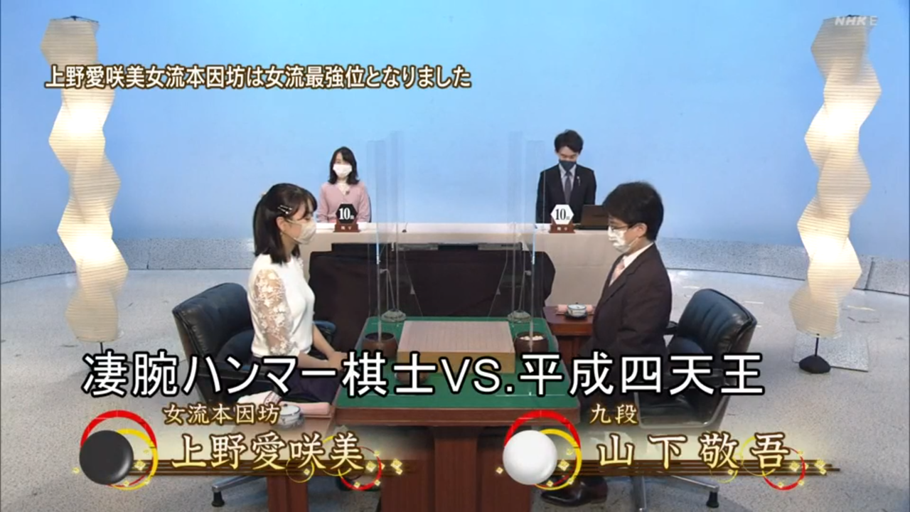 囲碁棋士 上野愛咲美五段 主な戦績 : ひと目の囲碁棋士データ