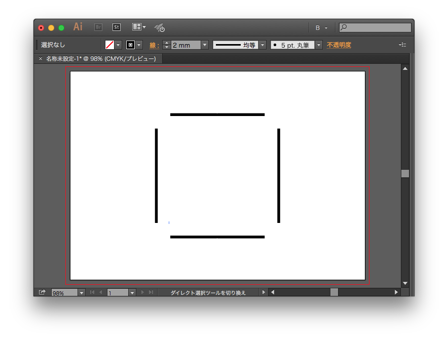 四角形を1辺づつのバラバラのパスにサクッと分解する方法 Illustrator Gorolib Design はやさはちから 四角形を1辺づつのバラバラのパスにサクッと分解する方法 Illustrator Gorolib Design はやさはちから