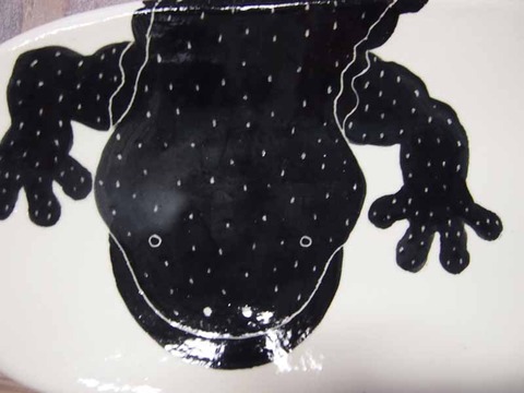 絵付け皿23