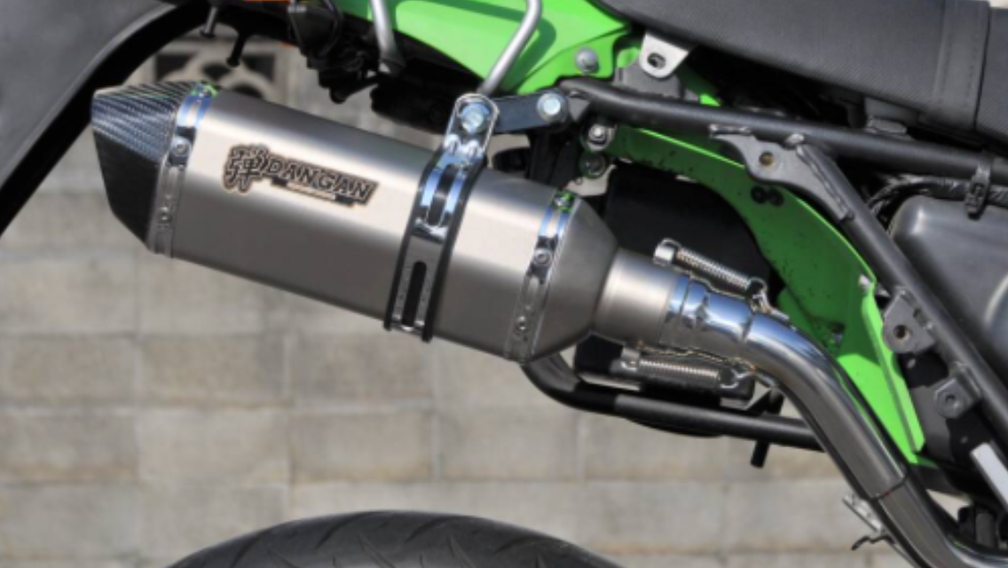 竈門　klx250 ダウンマフラー ゆっくり実況】KLX250に社外マフラーを取り付ける【弾丸マフラー